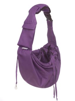 Hundetragetasche mit Sicherheitsvorrichtung, Farbe violett