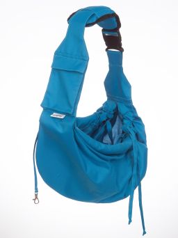 Hundetragetasche mit Schutz, Farbe  blau