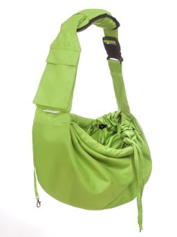 Hundetragetasche mit Sicherheitsvorrichtung, Farbe lindgrün